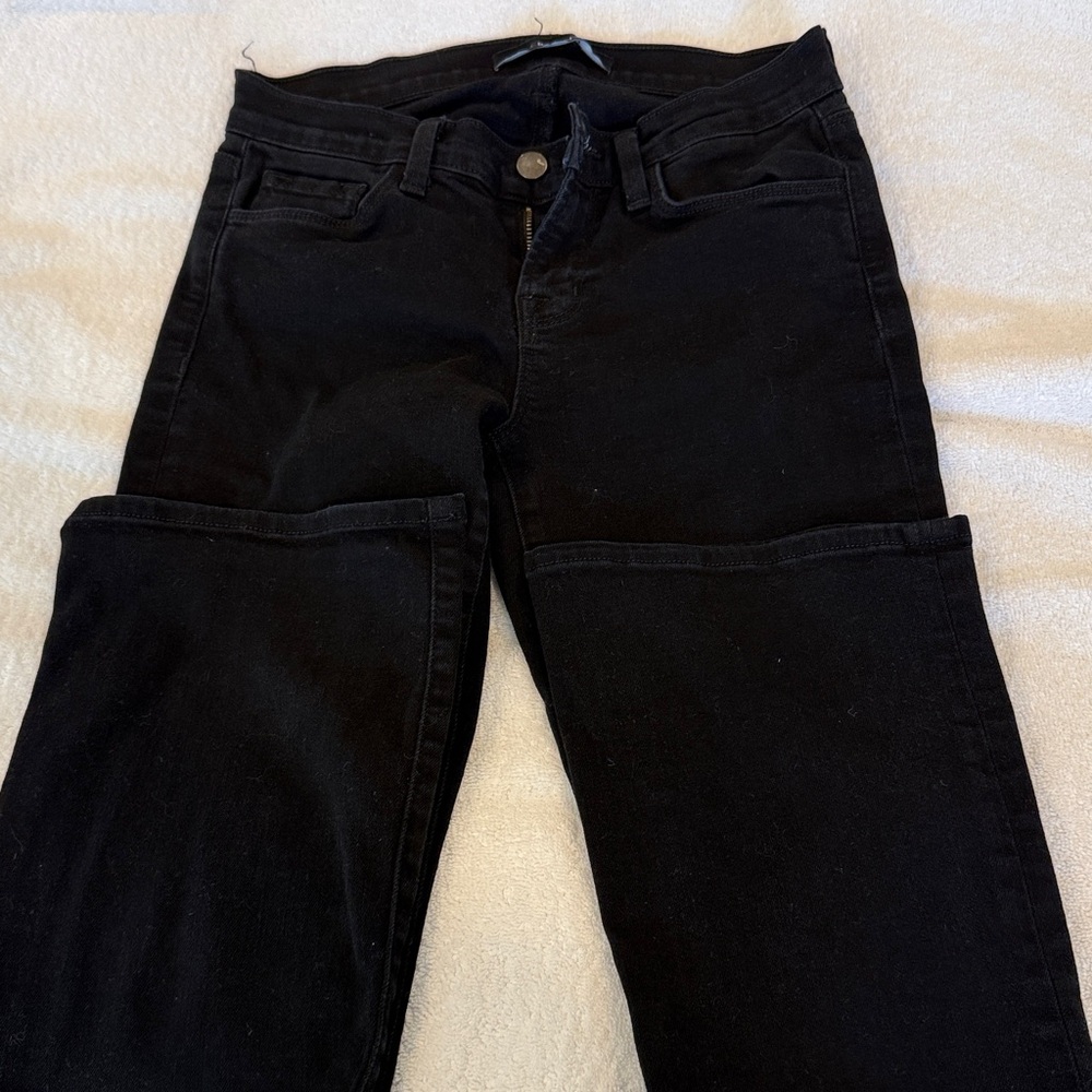 J Brand Midnight Black Jeans